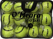 O'Meara All Weather Wall Ball Sliotar Size 4 Value Pack 12 (Yellow)